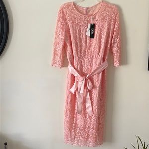 Maternity elegant floral Lace dress